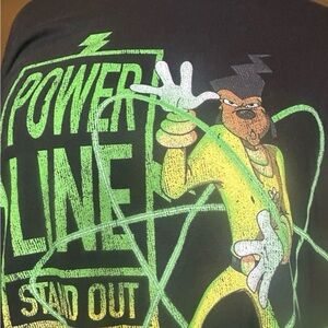 Disney Powerline Long Sleeve Stand Out Concert Tour Goofy Movie Official License